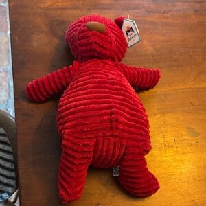 Lush Vibrant Red Plush Bear by Jellycat